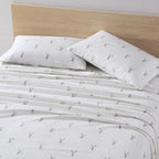 Eddie Bauer - King Sheets, Cotton Flannel Bedding Set, Brushed For Extra Softness, Cozy Home Decor (Deer Lodge, King)