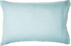 Sweet Home Collection 5 Piece Comforter Set Bag Solid Color All Season Soft Down Alternative Blanket & Luxurious Microfiber Bed Sheets, Misty Blue, Twin