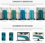 BOURINA Teal Throw Blanket 50x60 Inches Throw Textured Solid Soft Sofa Couch Decorative Knit Blanket