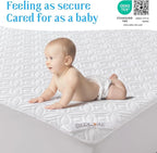 BEDLORE Waterproof Mattress Protector, Full Size Mattress Pad with Deep Pocket 6"-15" Depth, Soft Breathable Double Bed Mattress Cover for Bedroom, College Dorm, Hotel (White)