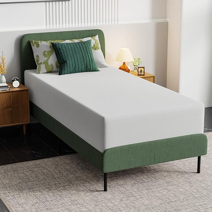 PayLessHere 12 Inch Memory Foam Mattress Medium-Firm Mattress for Pressure Relief & Cooler Sleep Gel Memory Foam Mattress Bed in a Box Fiberglass Free CertiPUR-US Twin XL Mattress for Soundly Sleep