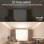 COB LED Strip Lights 100ft,3000K DC 24V Dimmable Warm White Flexible LED Rope Lights for Bedroom,with Remote and app Control LED Lights Strip for Living Room, Shelf, Cabinet