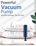 Electric Air Pump for Inflatables- 2×2000mAH Rechargeable Battery Powered Air Mattress Pump- Cordless Portable Air Pump, Quick-Fill Inflator Pump for Camping Air Mattress Bed, Pool Floats Toys, Boats