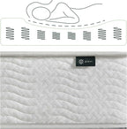 ZINUS 10 Inch Foam and Spring Hybrid Mattress [New Version], Twin, Fiberglass Free, Medium Firmness, Durable Support, Certified Safe Foams & Fabric, Mattress in A Box