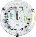 4 inch LED Retrofit Light Kit for Ceiling Fan Light Replacement Panel PCB 18W 6000K 2200LM 120V CRI90 Dimmable ETL (White 6000K)