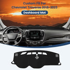 Dashboard Cover Mat Custom Fit for 2018-2023 Chevrolet Traverse Dash Cover Nonslip Dash Mat Protector Sunshade No Glare Black