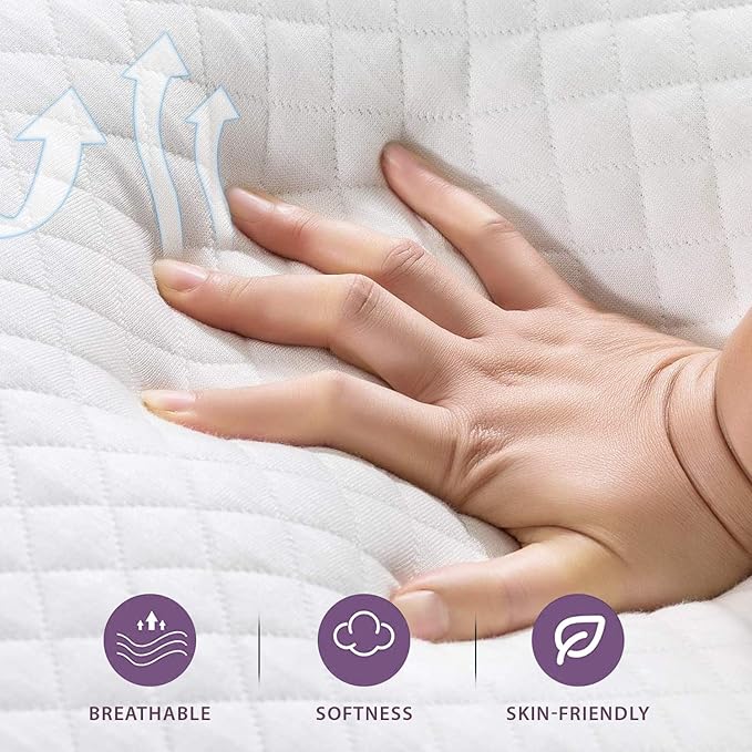 PayLessHere 5 Inch Full Gel Memory Foam Mattress Fiberglass Free/Bed-in-a-Box/CertiPUR-US Certified/Cool Sleep & Comfy Support