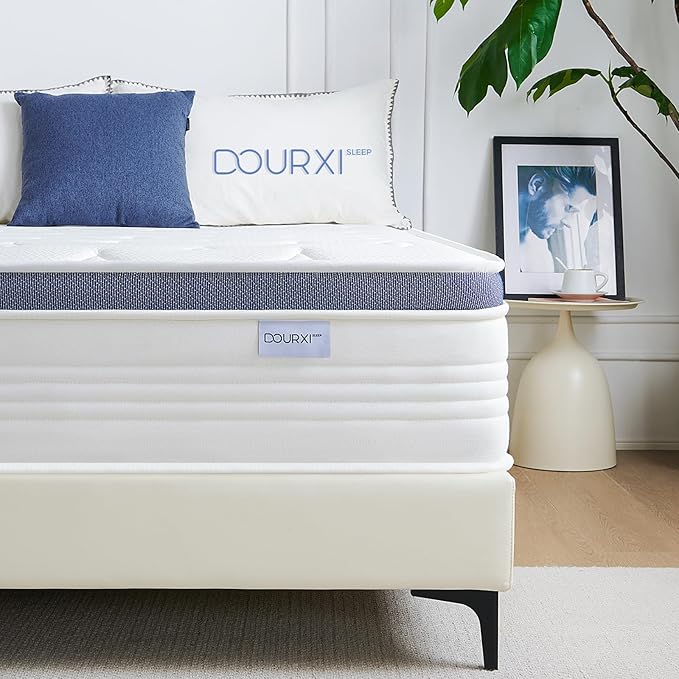 King Size Mattress, 14 Inch King Mattress in a Box with Gel Memory Foam,Motion Isolation Individually Pocketed Springs for Pressure Relief and Back Pain Relief-Plush,CertiPUR-US