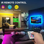 Tv Led Backlight,Maylit 14.3ft Led Strip Lights for 65-75in Tv,USB Powered Tv Lights kit with Remote,RGB Bias Lighting for Room Decor
