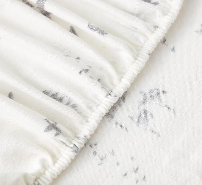 Eddie Bauer - Full Sheet Set, Warm Breathable Cotton Flannel Bedding with Deep Pockets, Brushed for Extra Softness, Cozy Home Decor, Oeko-Tex Certified (Geese Meadows, Full)