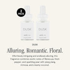 Pura & Unify Co. Home Scent Refill - Smart Home Air Diffuser - Up to 120-Hours of Luxury Fragrance per Refill - Home Essential - Clean & Safe Diffuser Fragrance - 2 Pack, Dusk