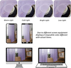 Chyhomenyc Lilac Sheer Curtains 84 Inch Length 2 Panels, Light Filtering Soft Airy Voile Rod Pocket Sheer Window Drapes for Bedroom Living Room, Each 42Wx84L Inches