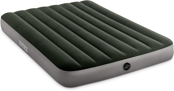 Intex 64108E Dura-Beam Standard Prestige Air Mattress: Fiber-Tech - Full Size - 10in Bed Height - 600lb Weight Capacity - Pump Sold Separately