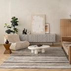 RUG BRANCH Havana 8' x 11' (7'9" X 10'8") Scandinavian Indoor Area Rug, Contemporary, Blue Brown - Living Room, Bedroom, Dining Room, and Kitchen