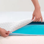 Subrtex 4 Inch Gel-Infused Memory Foam Mattress Topper, High Density Breathable Bed Topper Rayon Made from Bamboo Cover, CertiPUR-US Certified (King)