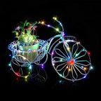 ZNYCYE 10 Pack 10ft 30 LED Mason Jar String Lights 8 Modes with Timer Waterproof Fairy Lights Upgraded Battery（Included Operated for DIY Wedding Party Mason Jar Christmas Decorations (Multi-Color)