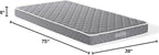 Modway Mila 6” Twin Mattress - Firm 6 Inch Twin Mattress - 10-Year Warranty ,White