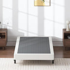 Twin XL Box Springs Bed Base, 5 Inch Heavy Duty Metal Structure with Easy Clean Fabric Bed Cover, Non-Slip, No Noise, Easy Assembly