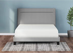 Signature Design by Ashley Queen Size Chime 12 Inch Medium Firm Memory Foam Mattress with Green Tea & Charcoal Gel for Pressure Relief, Fiberglass Free, Mattress In A Box