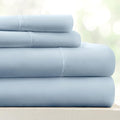 Linen Market Double-Brushed Microfiber Twin Sheet Set 3 Piece – Oeko-TEX Certified Ultra Soft & Wrinkle-Free - 16" Deep Pocket Sheets - Easy Care Twin Size - Light Blue