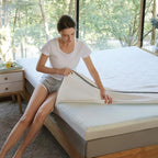 Novilla 2 Inch Gel Memory Foam Mattress Topper for Cool Fresh Sleep & Pressure Relieving, Soft Twin Mattress Topper with Breathable Bamboo Cover,Twin Size, Yozora