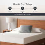 Signature Design by Ashley King Size Chime 10 Inch Medium Firm Memory Foam Mattress with Green Tea & Charcoal Gel for Pressure Relief, Fiberglass Free, Mattress In A Box