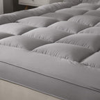 Soft & Cooling Pillow Top Mattress Topper California King with Breathable 300TC Cotton Cover, Extra Thick Plush Bed Topper for Back Pain, Mattress Pad Cover for Firm Mattress, Fit to 6”-22” Mattress.