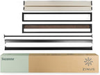 ZINUS GOOD DESIGN Award Winner Suzanne 6 Inch Bamboo and Metal Platforma Bed Frame, No Box Spring Needed, Wood Slat Support, Grey Wash, King