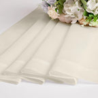 Chyhomenyc Cream Sheer Curtains 84 Inches Long 2 Panels Set- Light Filtering Curtains for Bedroom, Soft Airy Voile Rod Pocket Living Room Window Drapes, 42Wx84L Inches, 2 PCS