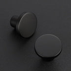 Ravinte 55 Pack Cabinet Knobs Black Kitchen Cabinet Knobs Round Dresser Drawer Pulls Closet Door Pulls 1-1/5 Inch