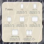LuxClub Striped Sheets, 3 PC Striped Bed Sheets Twin Size for-Boys-and-Girls-Deep Pockets Wrinkle Free-Kids-Fitted Sheets Machine Washable Hotel Bedding (Twin, Light Grey)