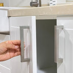 Cabinet Pulls Brushed Nickel Cabinet Handles Square Drawer Pulls, 50 Pack 3-3/4 Inch Stainless Steel Kitchen Door Cupboard Cabinet Handles, Cabinet Hardware Drawer Handles, 96mm Hole Centers