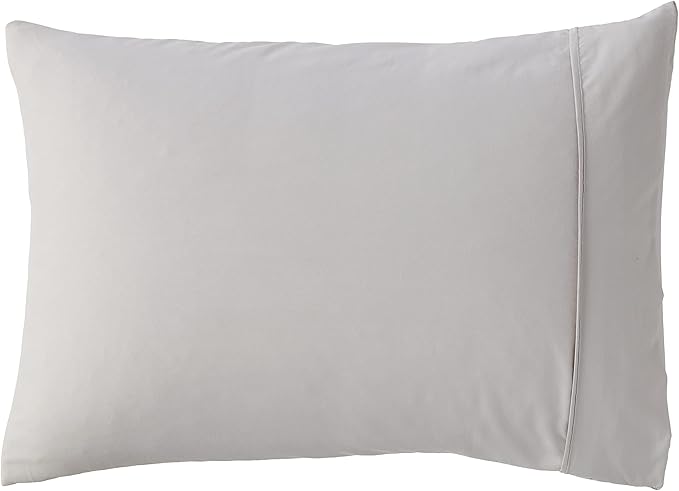 Sweet Home Collection 7 Piece Comforter Set Bag Solid Color All Season Soft Down Alternative Blanket & Luxurious Microfiber Bed Sheets, Silver, Full
