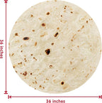 Jorbest Burrito Tortilla Baby Blanket, 285 GSM Soft Flannel Burrito Tortilla Swaddle Blankets Funny Gifts for Baby Shower Boys and Girls, Taco Blanket for Toddler Newborn (Yellow, 36 inches)