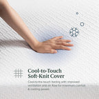 ZINUS 10 Inch Ultra Cooling Gel Memory Foam Mattress, Full, Cool-to-Touch Soft Knit Cover, Pressure Relieving, CertiPUR-US Certified, Mattress in A Box, All-New, Made in USA