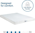 Cool Gel Twin XL Mattress 6 Inch Memory Foam Medium Firm, Gel Memory Foam Mattress Twin XL Cooling, Made in the USA, 6" Depth with Pressure Relief, CertiPUR-US Certified Fiberglass Free, Bed