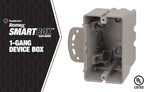 Southwire MSBMMT1G 1 Gang Multi Mount Device Box with Depth Adjustable; Heavy Duty 42lb