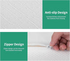 Pay Lesshere 12 Inch Queen Green Tea Mattress/Breathable Mattress for Cool Sleep & Pressure Relief/Medium Firm Mattresses/CertiPUR-US Certified/Bed-in-a-Box/Pressure Relieving （12 inch, Queen）