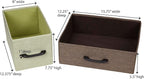 Household Essentials Victorian Style 8-Drawer Tower Storage Organizer Unit, Multicolor