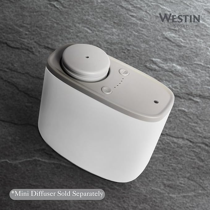 Westin Mini Home Diffuser Refill | Authentic White Tea Scent | Hotel Collection Refill Capsule | Up to 300 Hours | Notes of White Tea, Cedar, Vanilla | Waterless Fragrance for Plug-in Wall Diffusers