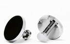 HOME SO Suction Cup Hooks O Shape (2 or 4 Pack) (Chrome, 4, Count)