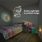 Projectables Gabby's Dollhouse LED Kids Night Light, Projector, Plug-in, Dusk-to-Dawn Sensor, for Bedroom, Bathroom, Playroom, Toyroom, 80079