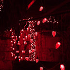 Dazzle Bright C9 Christmas String Lights, Waterproof Connectable Green Wire Fairy Lights, Christmas Lights for Indoor Outdoor Home Yard Xmas Tree House Decorations (Red, 100 LED)