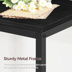 78.7" Console Table with Power Outlet, Narrow Sofa Table, Industrial Entryway Table with USB Ports, Behind Couch for Entryway, Hallway, Foyer, Living Room, Black CTBK20E01