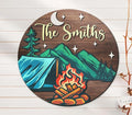 Custom Family Name Signs, Wooden Door Sign, 8"x8", Sentimental Playful, Indoor Decorative Uses