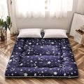 MAXYOYO Navy Star Futon Mattress Japanese Floor Mattress Tatami Floor Mat Foldable Bed Portable Camping Mattress Kids Sleeping Pad Floor Lounger Couch Bed Twin Size