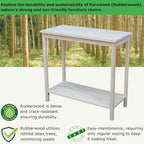 IC International Concepts, Portman Accent Table , Solid Real Wood, Sturdy Parawood, DIY, Paint/Stain Ready, Unfinished
