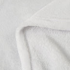 BEDELITE Fleece Blanket White Throw Blanket for Couch & Bed, Luxury Plush Cozy Fuzzy Blanket 50" x 70", Super Soft Warm Lightweight Fall Throw Blanket for Travel Camping