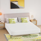PayLessHere 10 Inch Gel Memory Foam Mattress Medium Firm Mattresses CertiPUR-US Certified Bed-in-a-Box Pressure Relieving California King Size,Fiberglass Free，White
