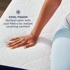 Sleep Innovations Marley Hybrid 10 Inch Cooling Gel Memory Foam and Innerspring Coil Mattress, Full Size, Bed in a Box, Medium Firm Advanced Support